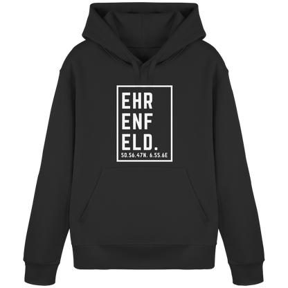 Ehrenfeld Koordinaten (großer Druck auf der Brust) - Organic Basic Hoodie
