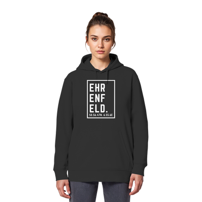 Ehrenfeld Koordinaten (großer Druck auf der Brust) - Organic Basic Hoodie