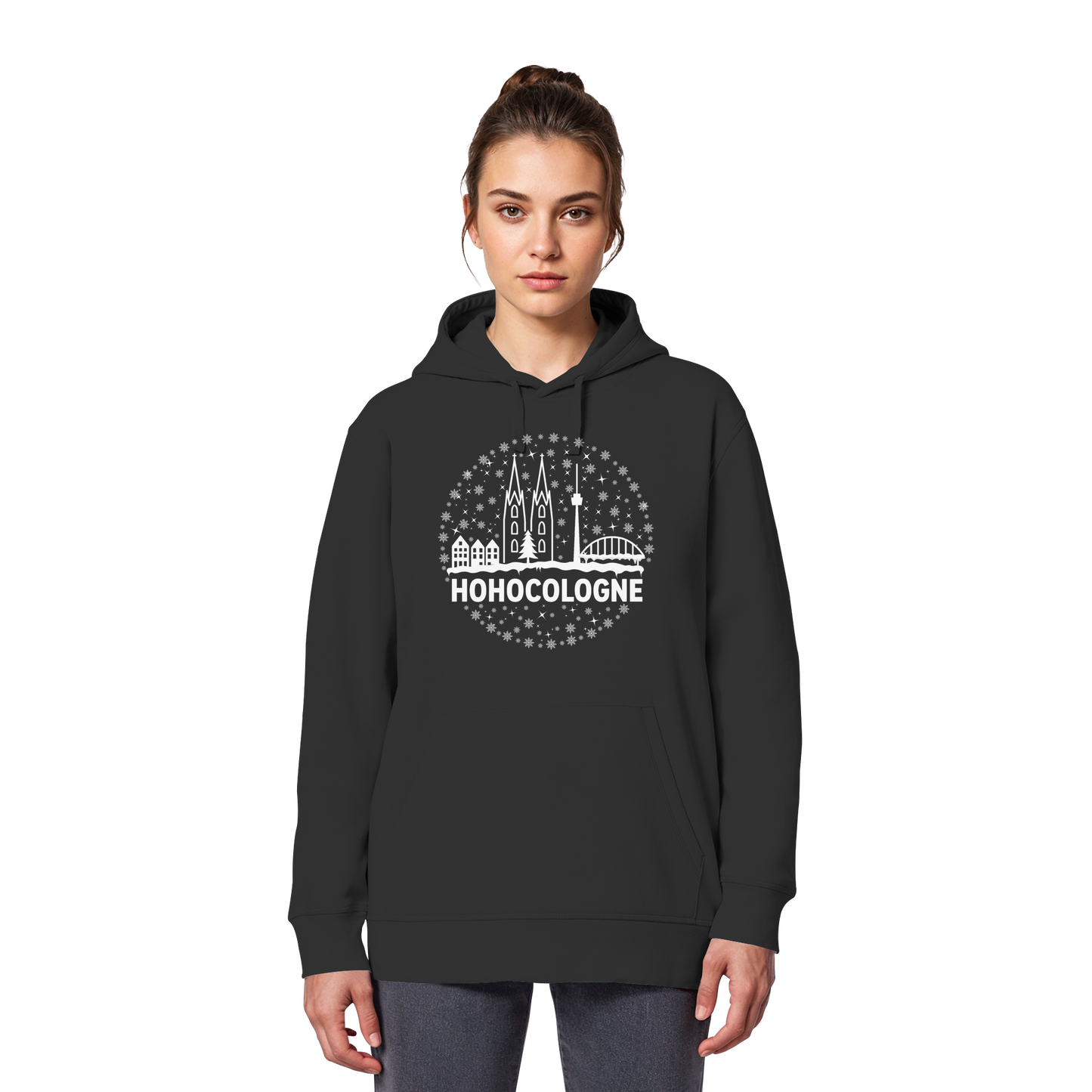 HOHOCologne Druck - Organic Basic Hoodie