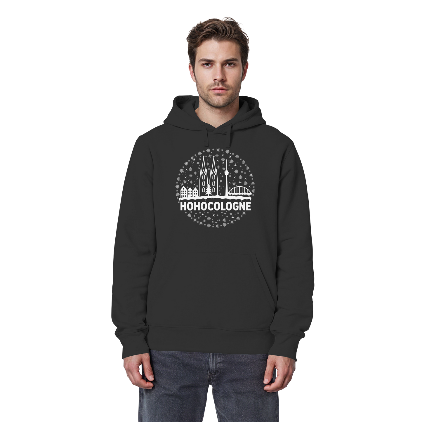 HOHOCologne Druck - Organic Basic Hoodie