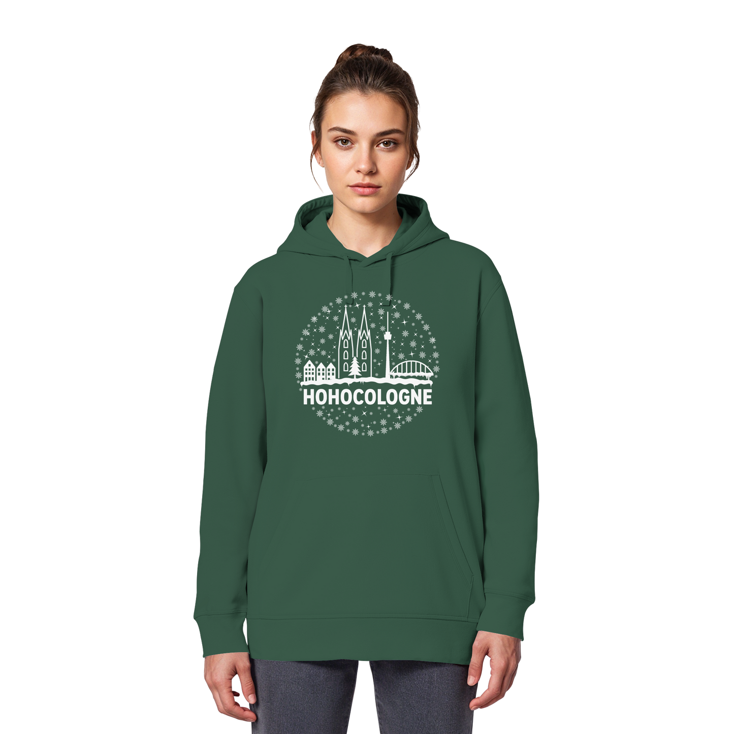 HOHOCologne Druck - Organic Basic Hoodie