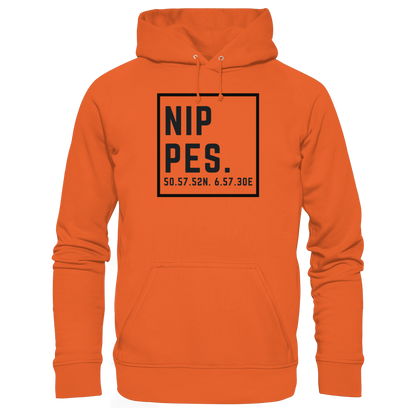 Nippes Koordinaten (großer Druck auf der Brust) - Organic Basic Hoodie