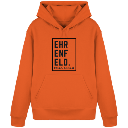 Ehrenfeld Koordinaten (großer Druck auf der Brust) - Organic Basic Hoodie