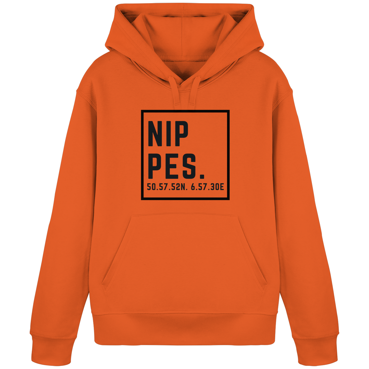 Nippes Koordinaten (großer Druck auf der Brust) - Organic Basic Hoodie