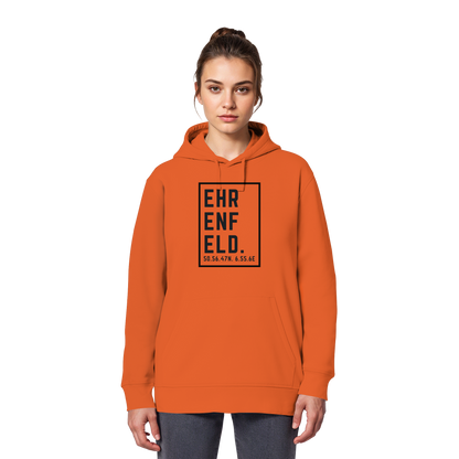 Ehrenfeld Koordinaten (großer Druck auf der Brust) - Organic Basic Hoodie