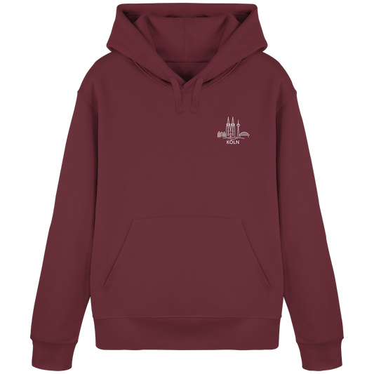 Köln Skyline Stick - Organic Basic Hoodie