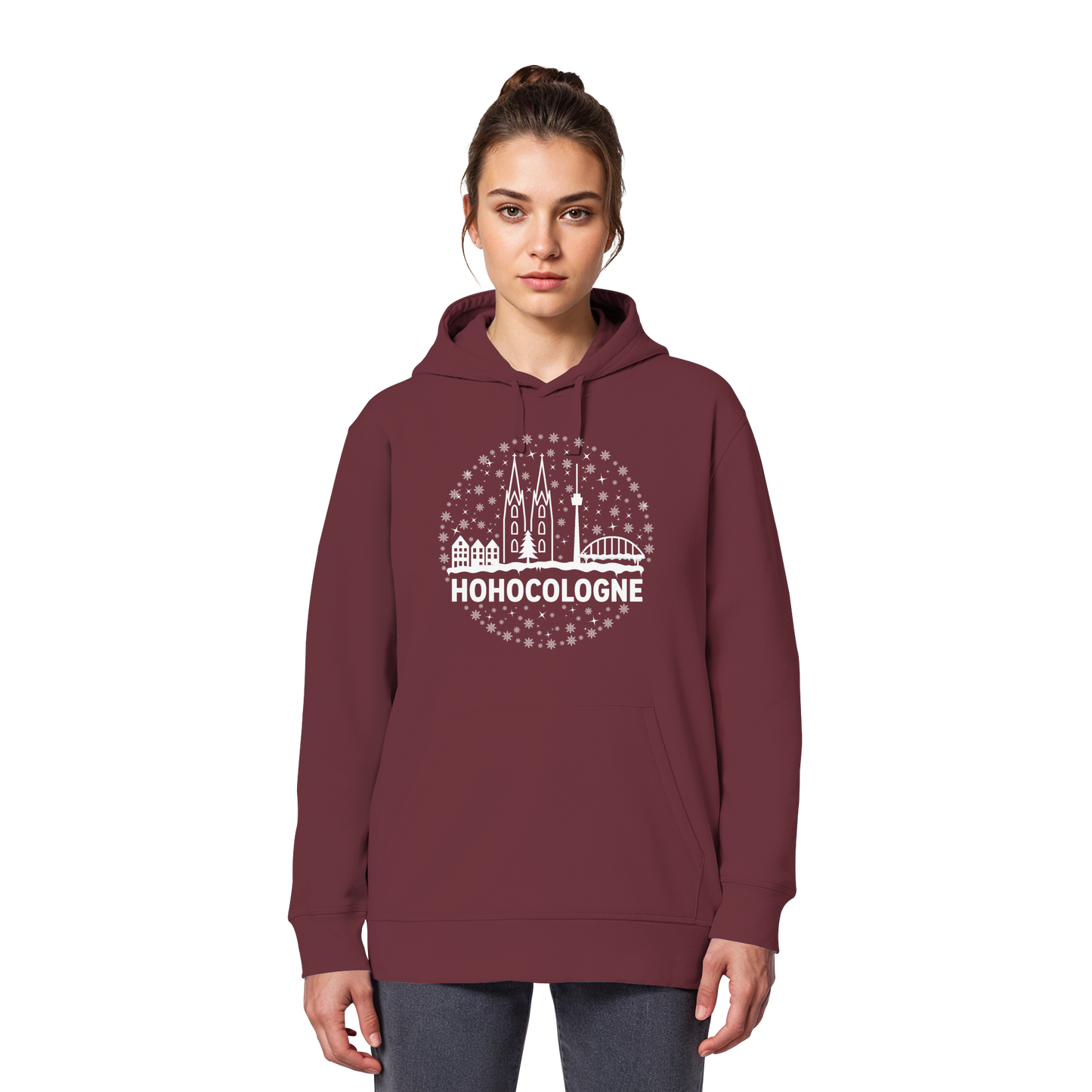 HOHOCologne Druck - Organic Basic Hoodie