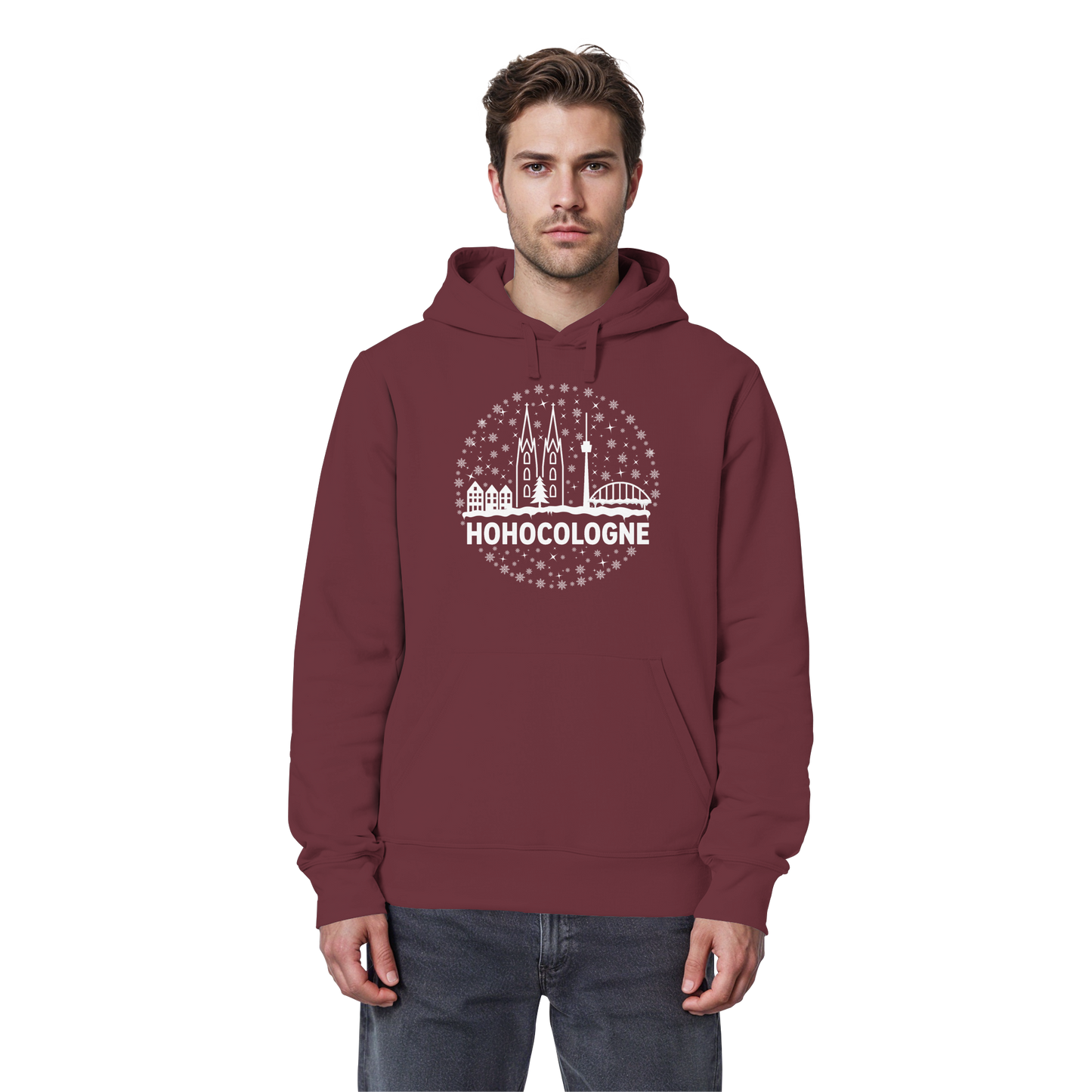 HOHOCologne Druck - Organic Basic Hoodie