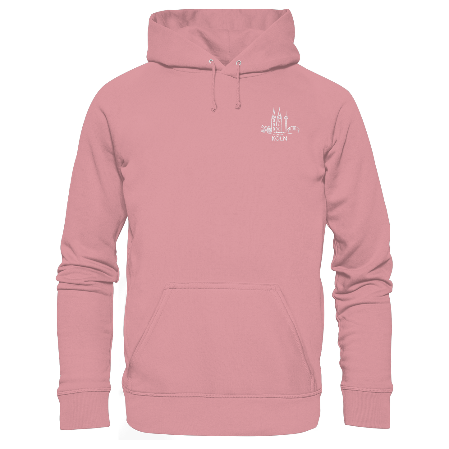 Köln Skyline Stick - Organic Basic Hoodie