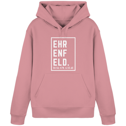 Ehrenfeld Koordinaten (großer Druck auf der Brust) - Organic Basic Hoodie