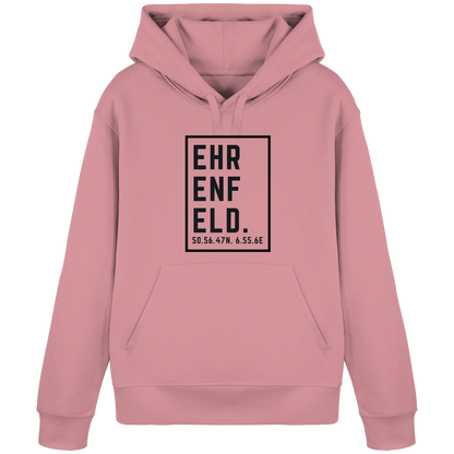 Ehrenfeld Koordinaten (großer Druck auf der Brust) - Organic Basic Hoodie