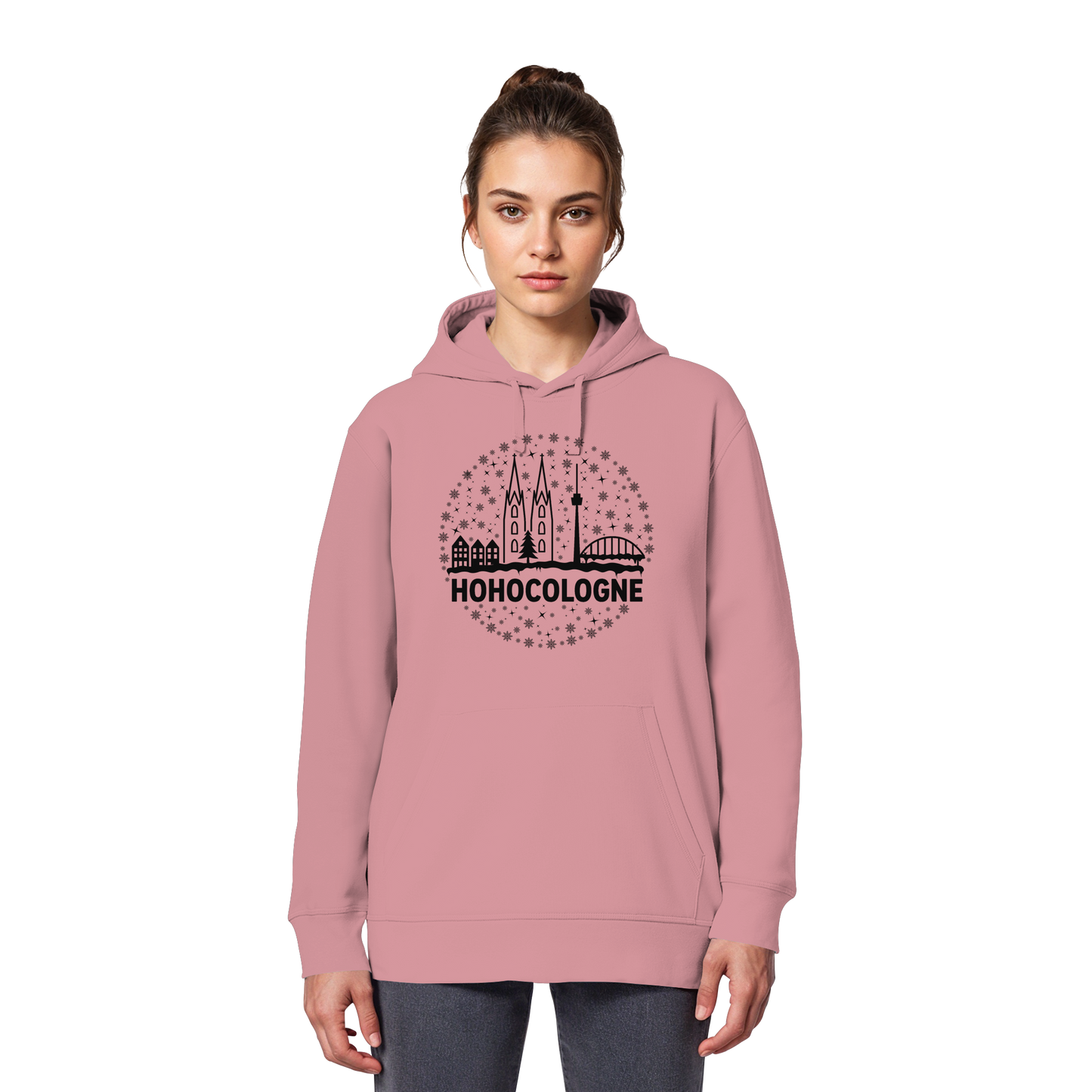 HOHOCologne Druck - Organic Basic Hoodie