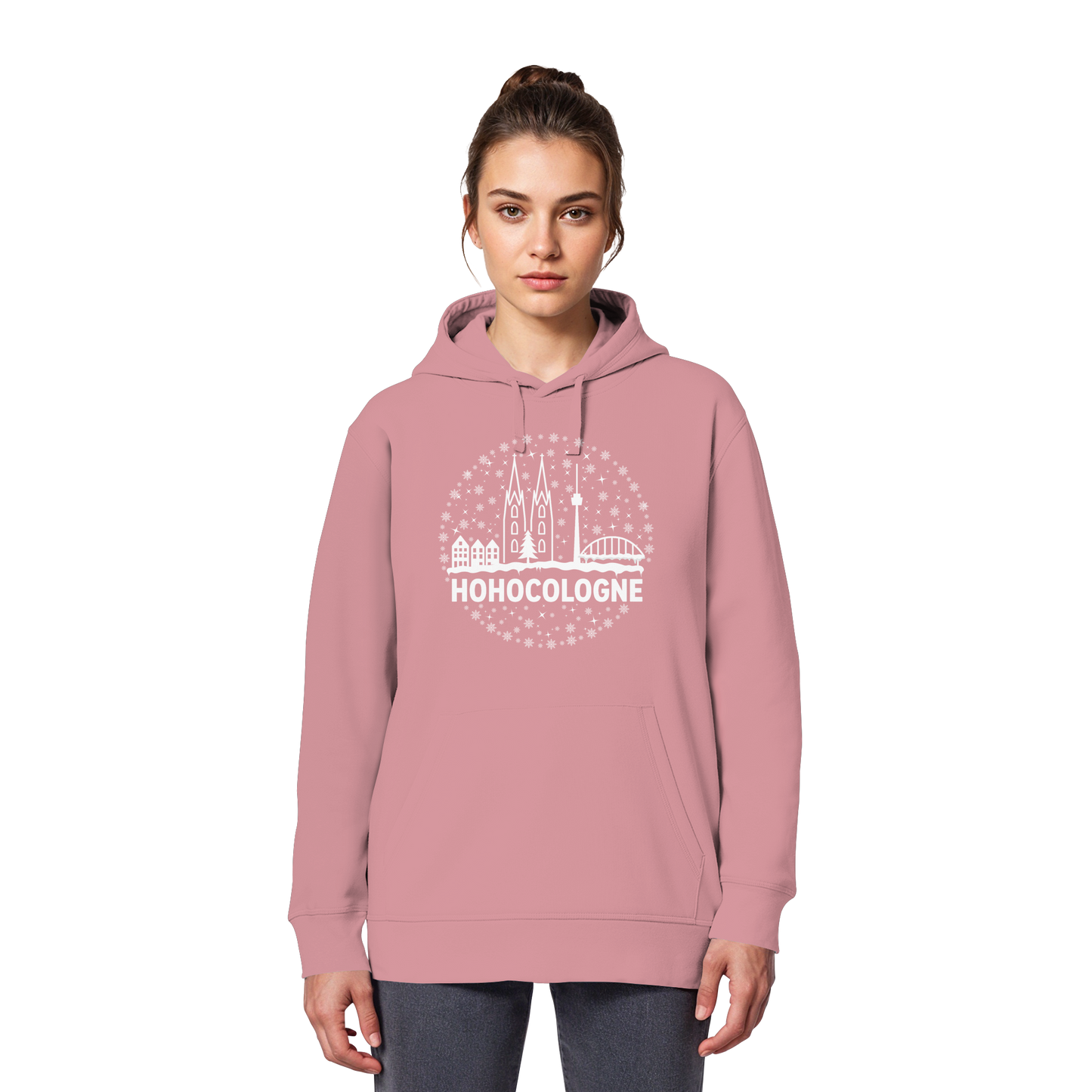 HOHOCologne Druck - Organic Basic Hoodie