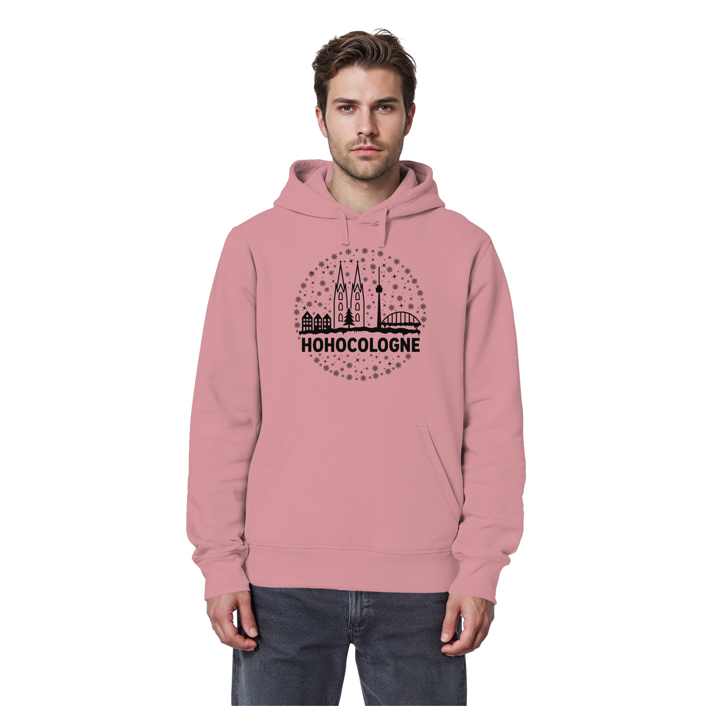 HOHOCologne Druck - Organic Basic Hoodie