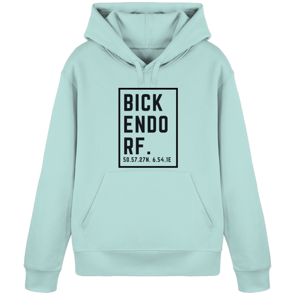 Bickendorf Koordinaten (großer Druck auf der Brust) - Organic Basic Hoodie