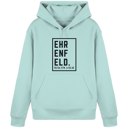 Ehrenfeld Koordinaten (großer Druck auf der Brust) - Organic Basic Hoodie