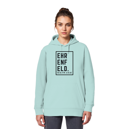 Ehrenfeld Koordinaten (großer Druck auf der Brust) - Organic Basic Hoodie