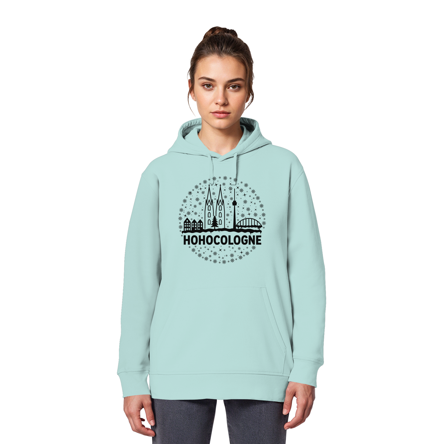 HOHOCologne Druck - Organic Basic Hoodie