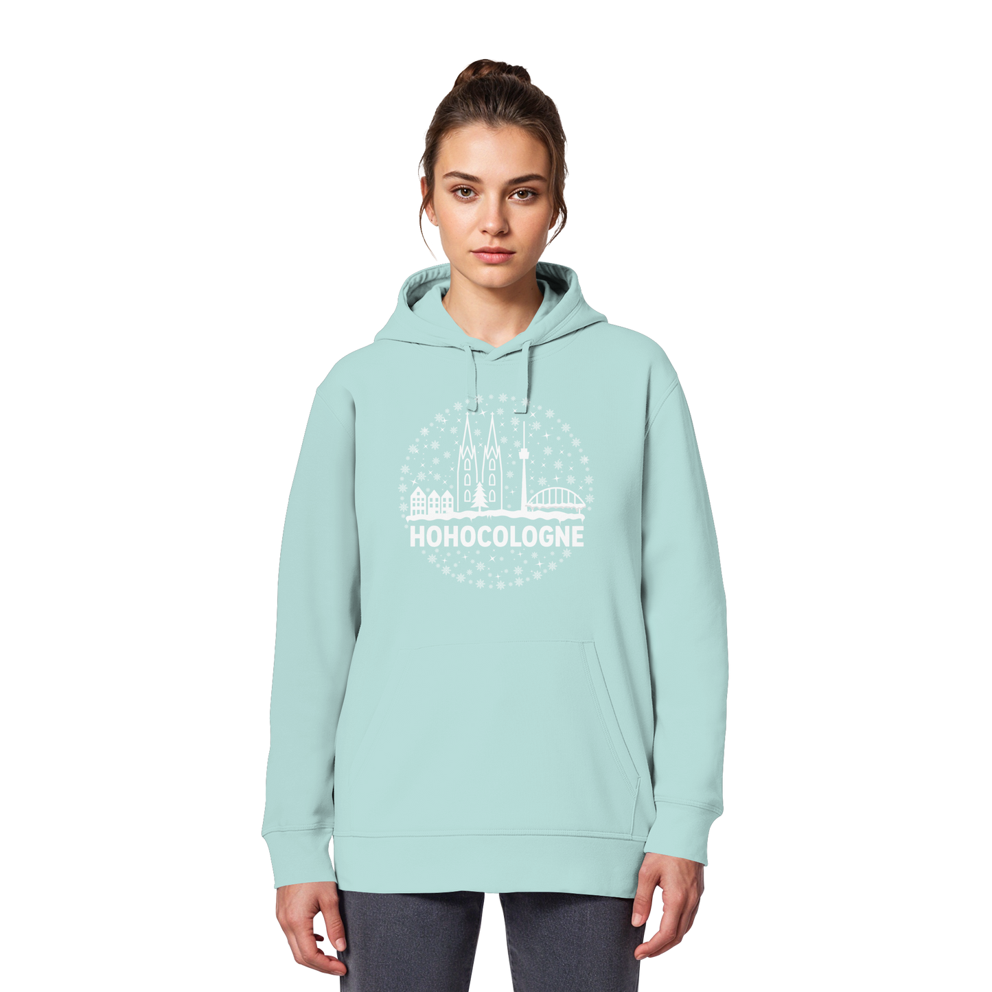 HOHOCologne Druck - Organic Basic Hoodie