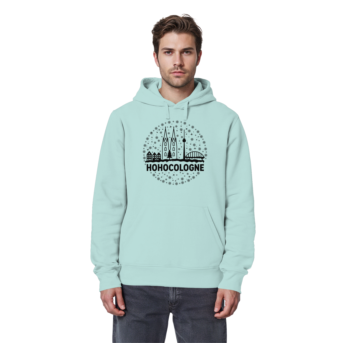 HOHOCologne Druck - Organic Basic Hoodie
