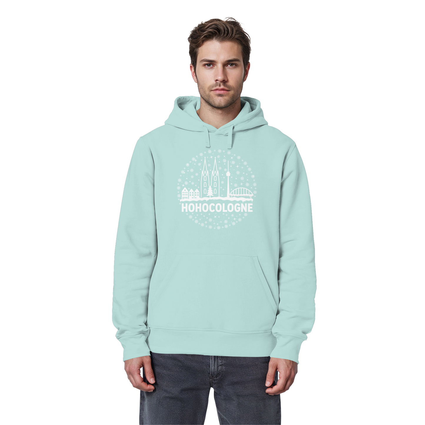 HOHOCologne Druck - Organic Basic Hoodie