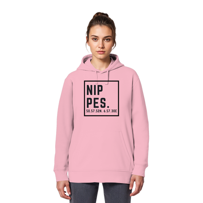 Nippes Koordinaten (großer Druck auf der Brust) - Organic Basic Hoodie
