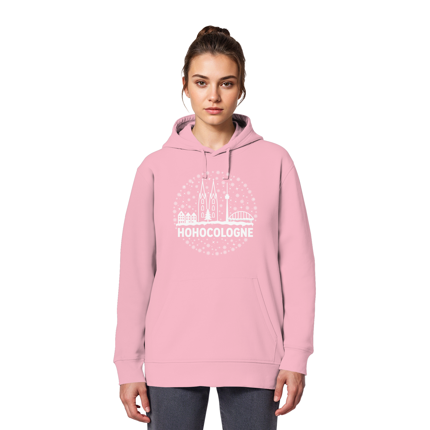 HOHOCologne Druck - Organic Basic Hoodie