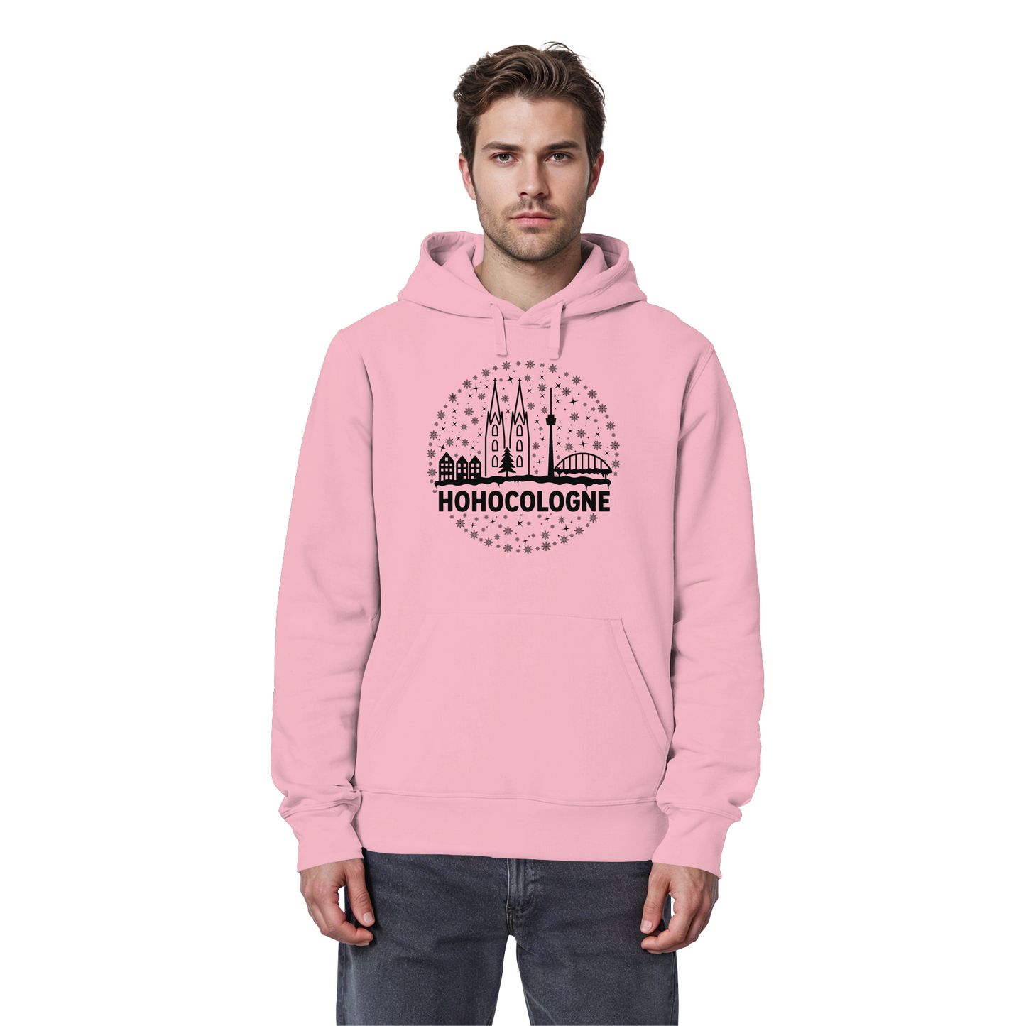 HOHOCologne Druck - Organic Basic Hoodie