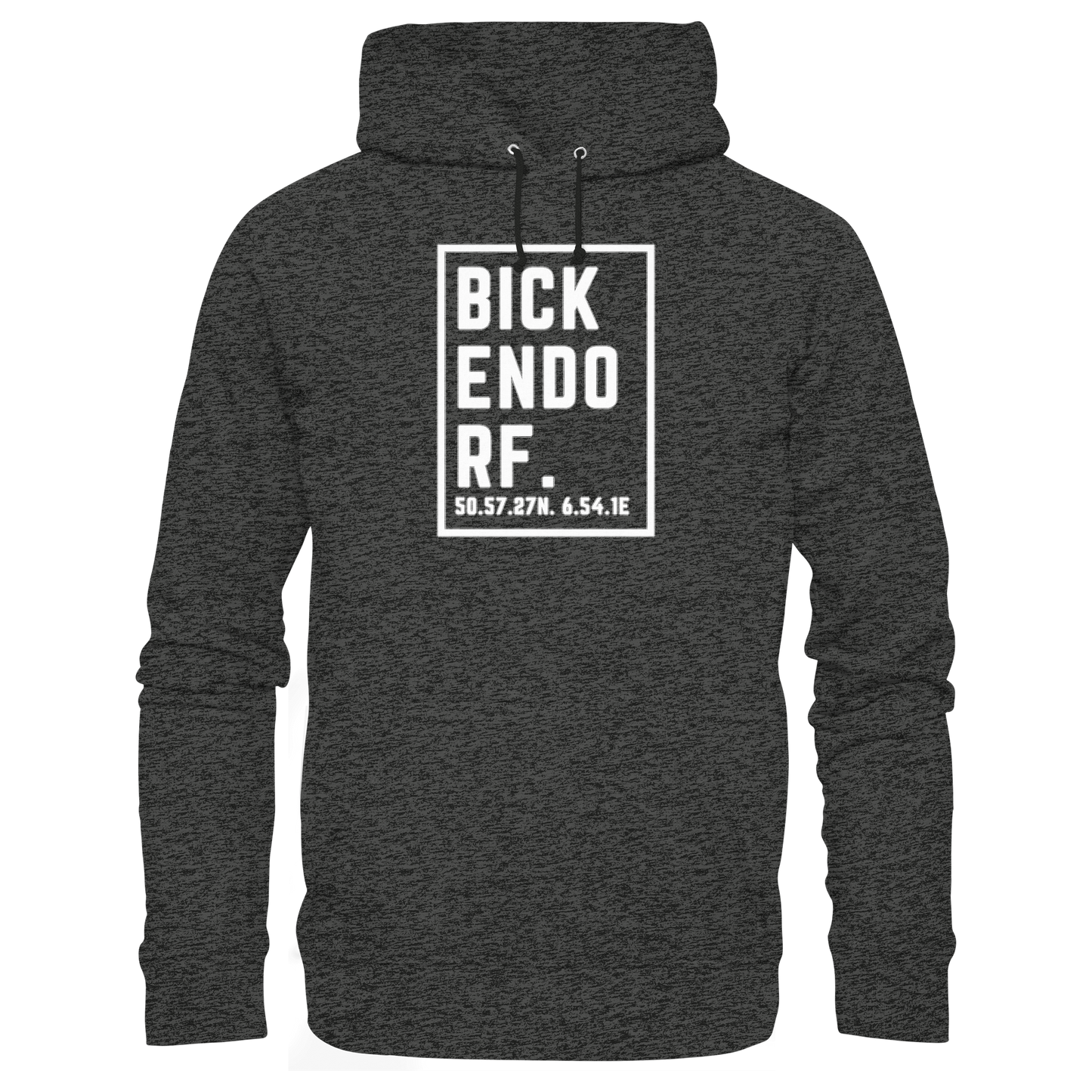 Bickendorf Koordinaten (großer Druck auf der Brust) - Organic Basic Hoodie