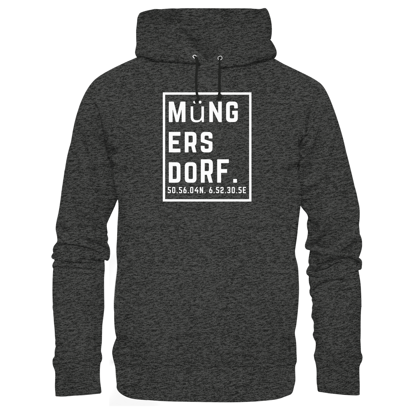Müngersdorf Koordinaten (großer Druck auf der Brust) - Organic Basic Hoodie