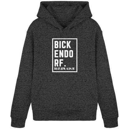 Bickendorf Koordinaten (großer Druck auf der Brust) - Organic Basic Hoodie