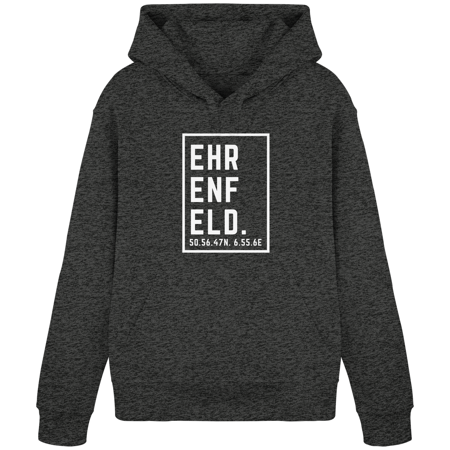 Ehrenfeld Koordinaten (großer Druck auf der Brust) - Organic Basic Hoodie