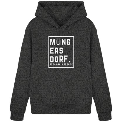 Müngersdorf Koordinaten (großer Druck auf der Brust) - Organic Basic Hoodie