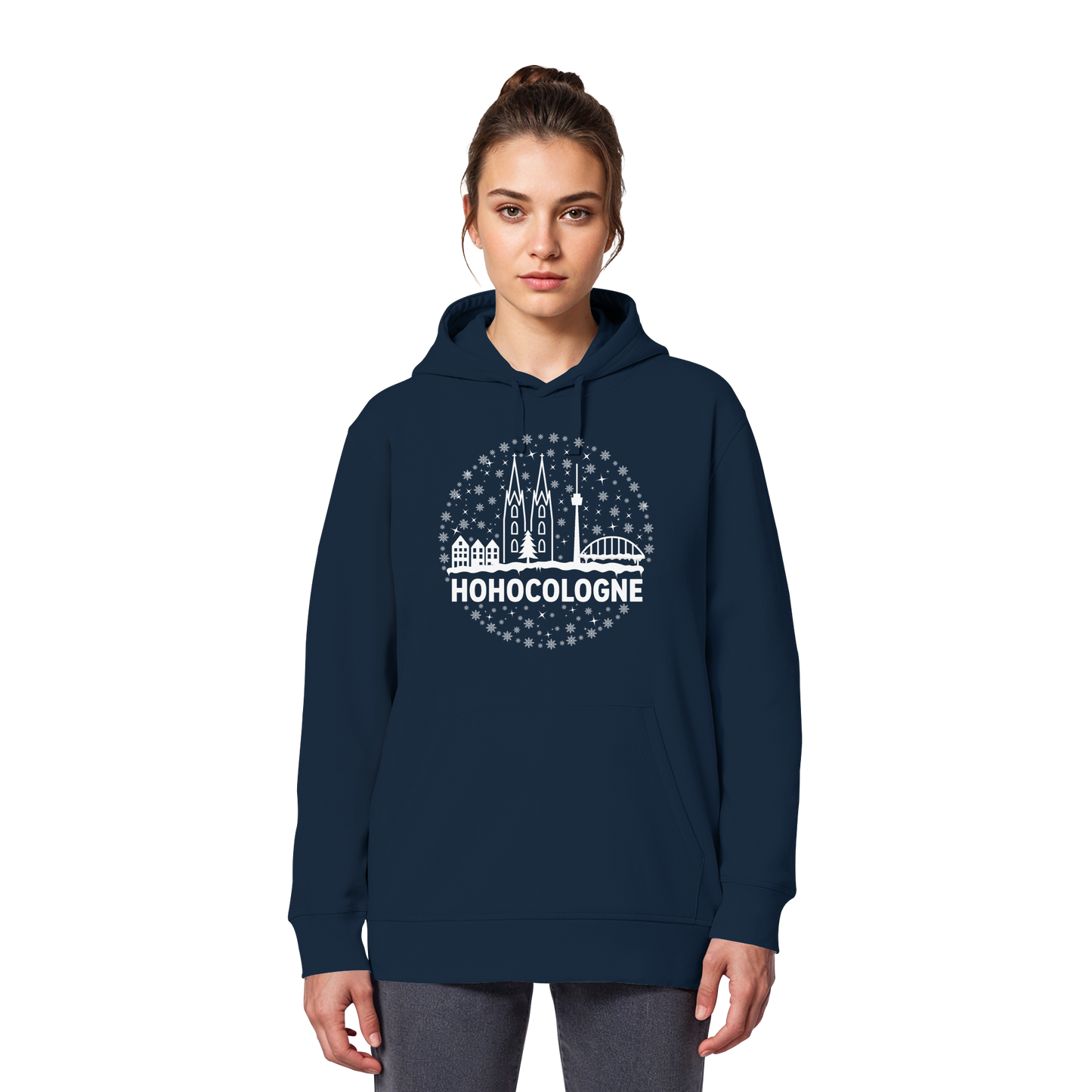 HOHOCologne Druck - Organic Basic Hoodie