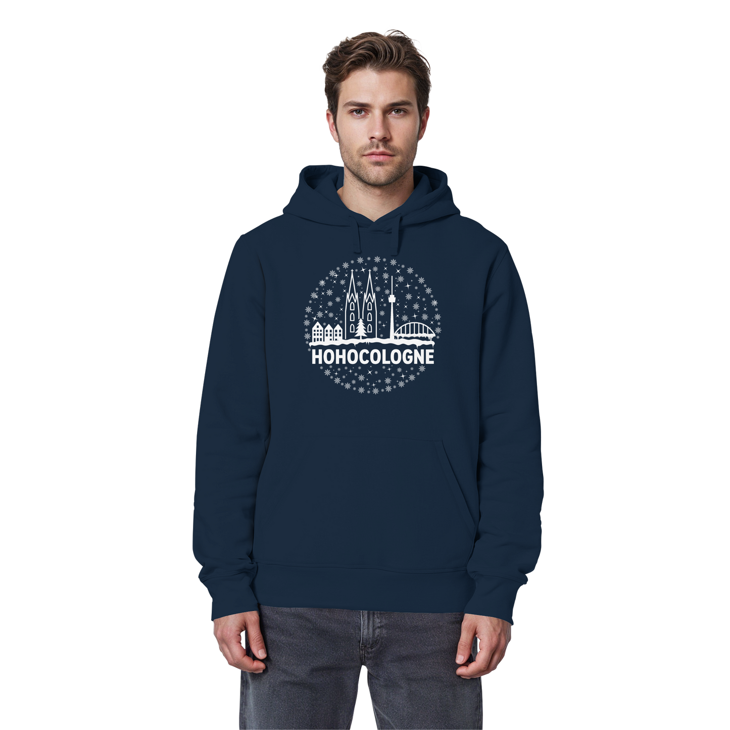 HOHOCologne Druck - Organic Basic Hoodie