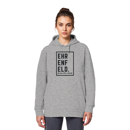 Ehrenfeld Koordinaten (großer Druck auf der Brust) - Organic Basic Hoodie