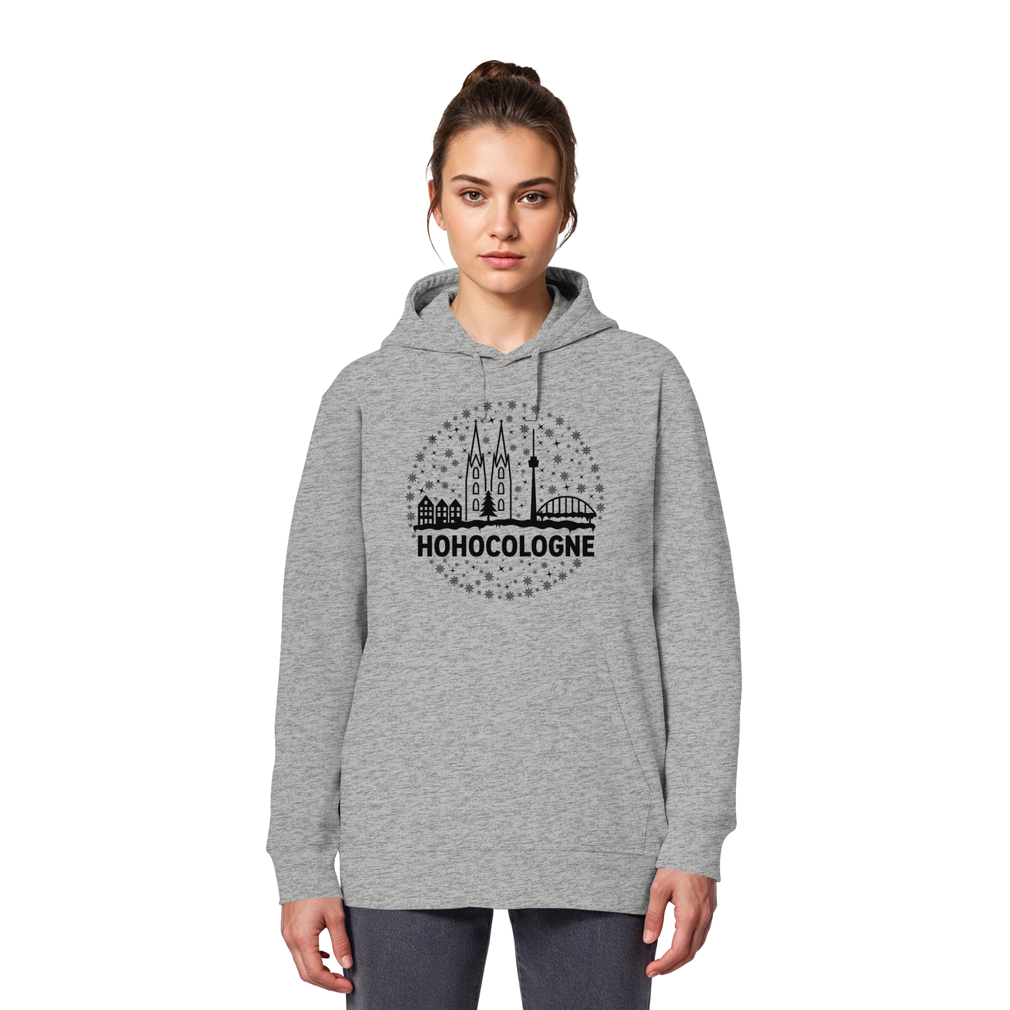 HOHOCologne Druck - Organic Basic Hoodie