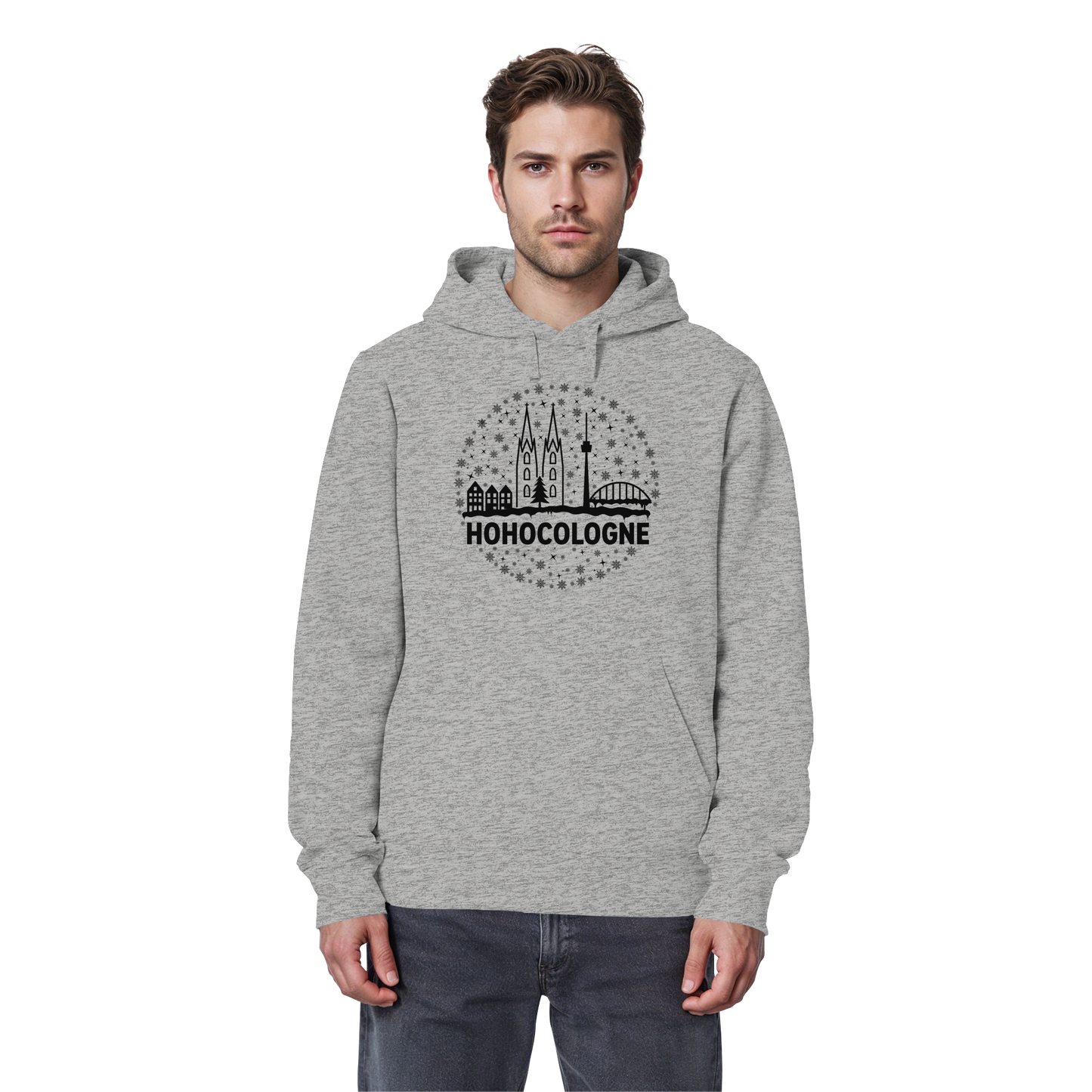 HOHOCologne Druck - Organic Basic Hoodie