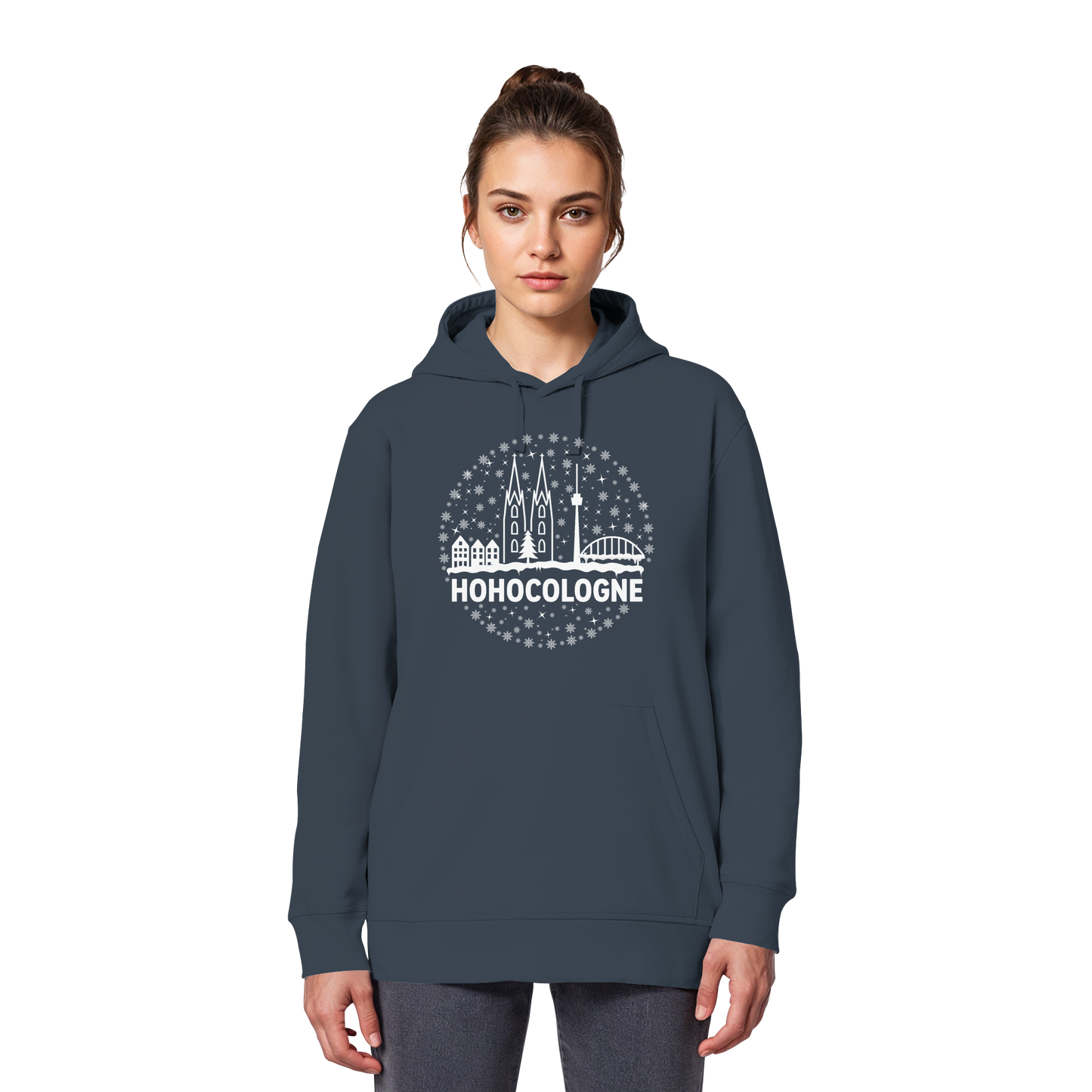 HOHOCologne Druck - Organic Basic Hoodie
