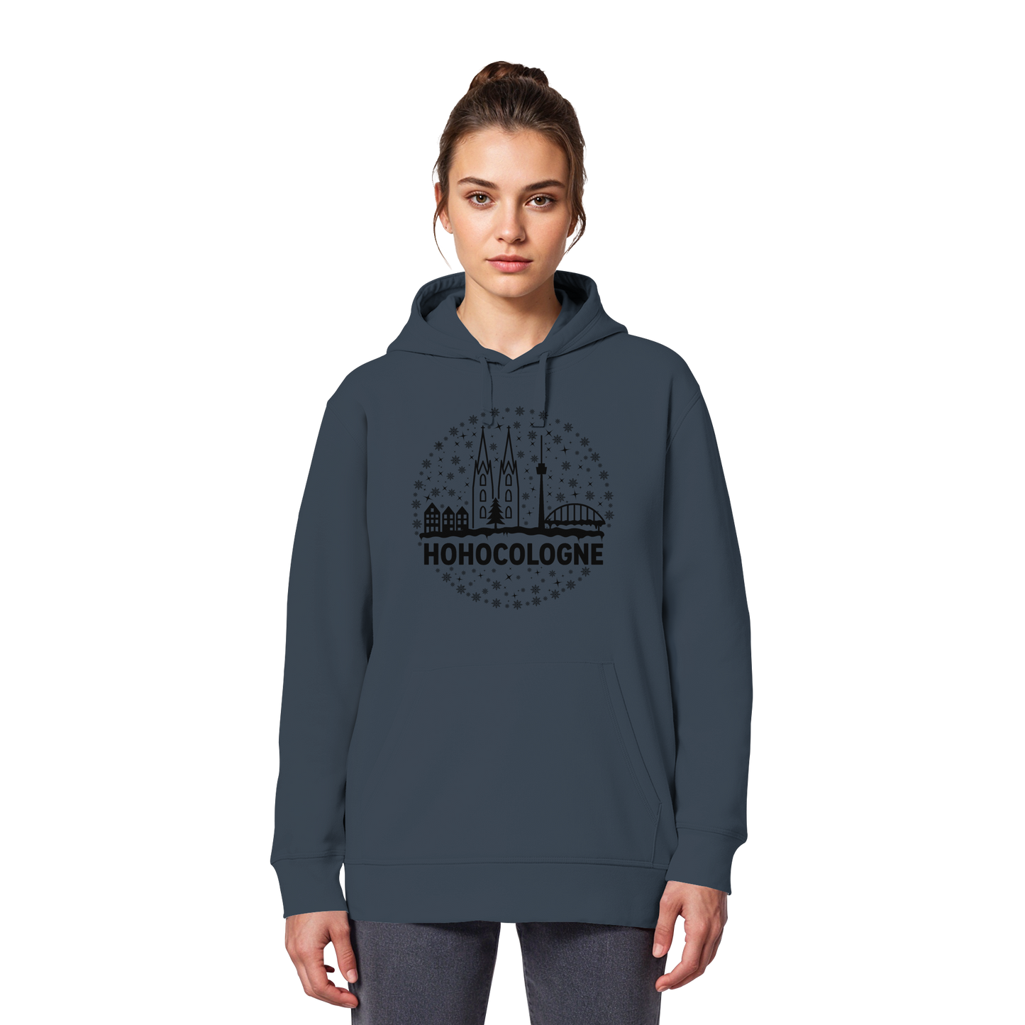 HOHOCologne Druck - Organic Basic Hoodie