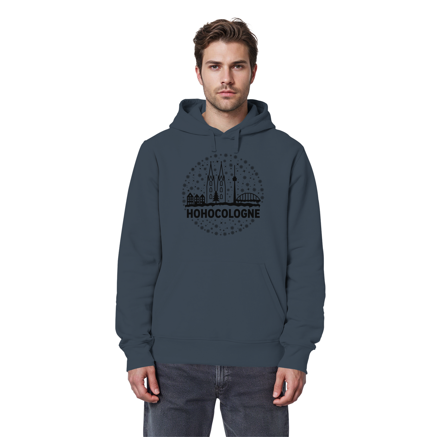 HOHOCologne Druck - Organic Basic Hoodie