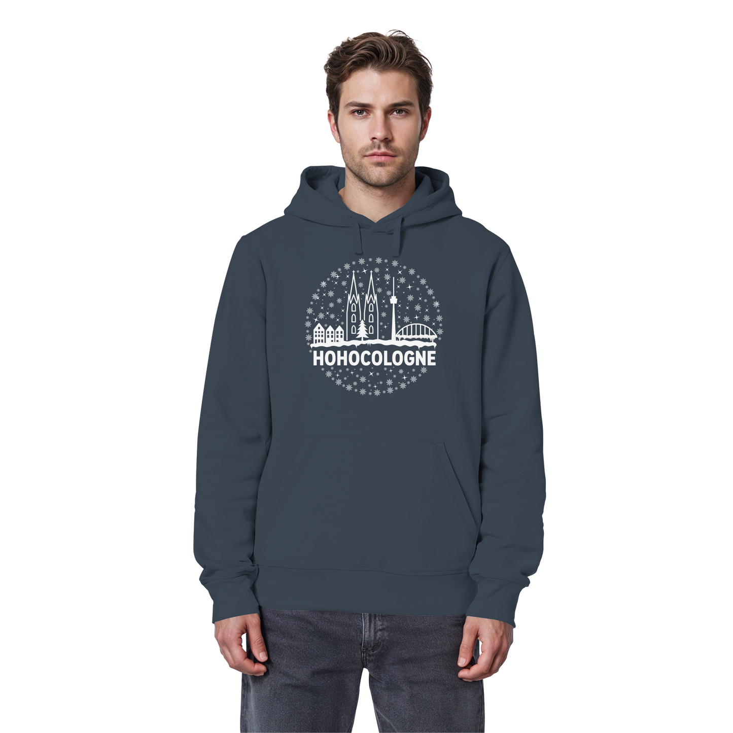 HOHOCologne Druck - Organic Basic Hoodie
