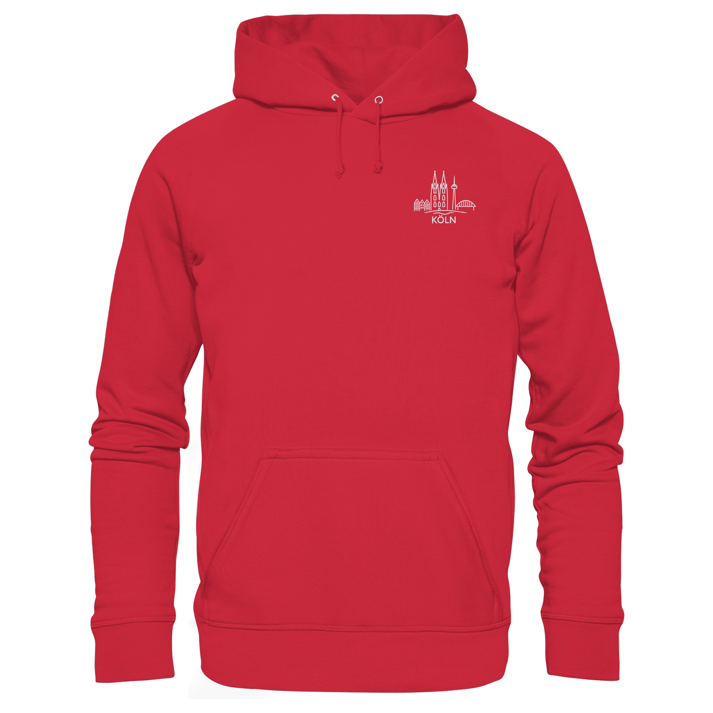Köln Skyline Stick - Organic Basic Hoodie