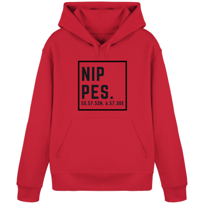 Nippes Koordinaten (großer Druck auf der Brust) - Organic Basic Hoodie