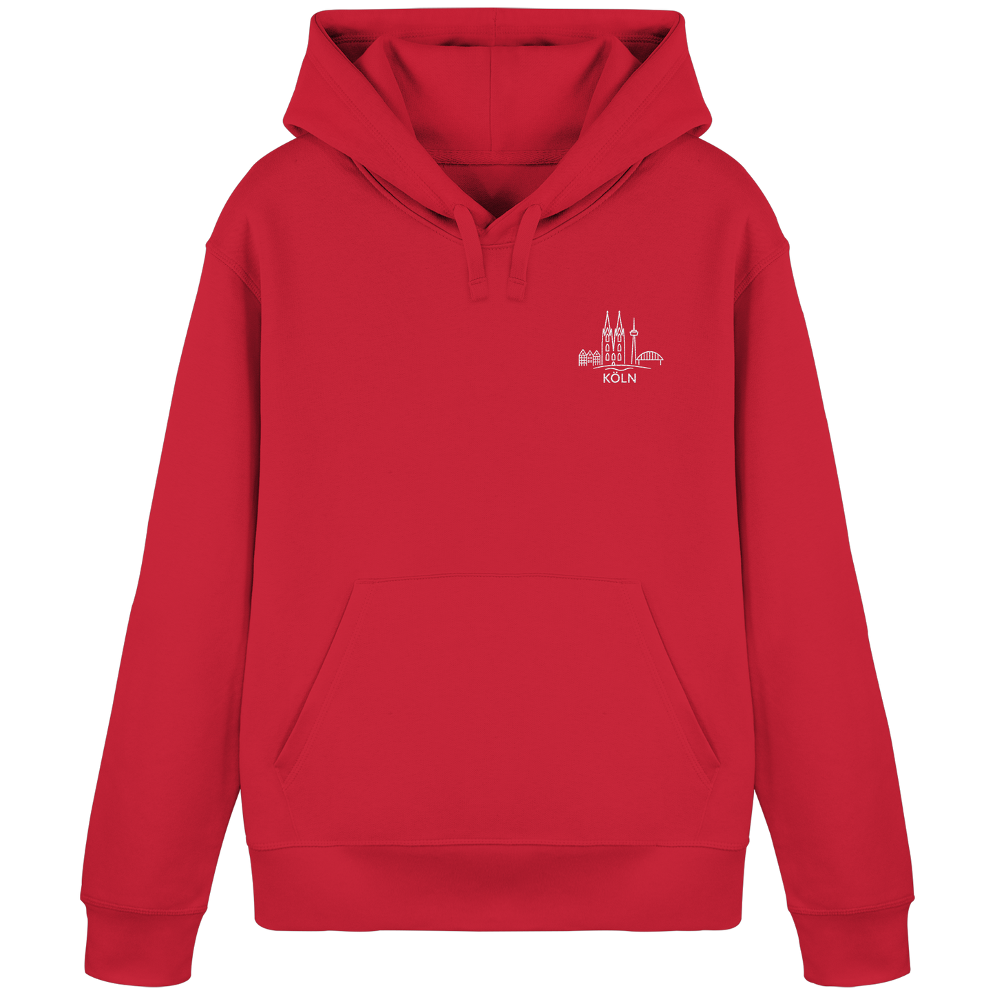 Köln Skyline Stick - Organic Basic Hoodie