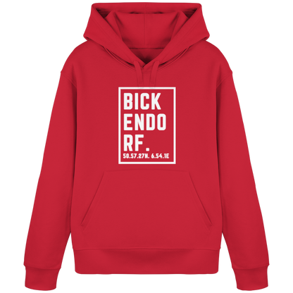 Bickendorf Koordinaten (großer Druck auf der Brust) - Organic Basic Hoodie