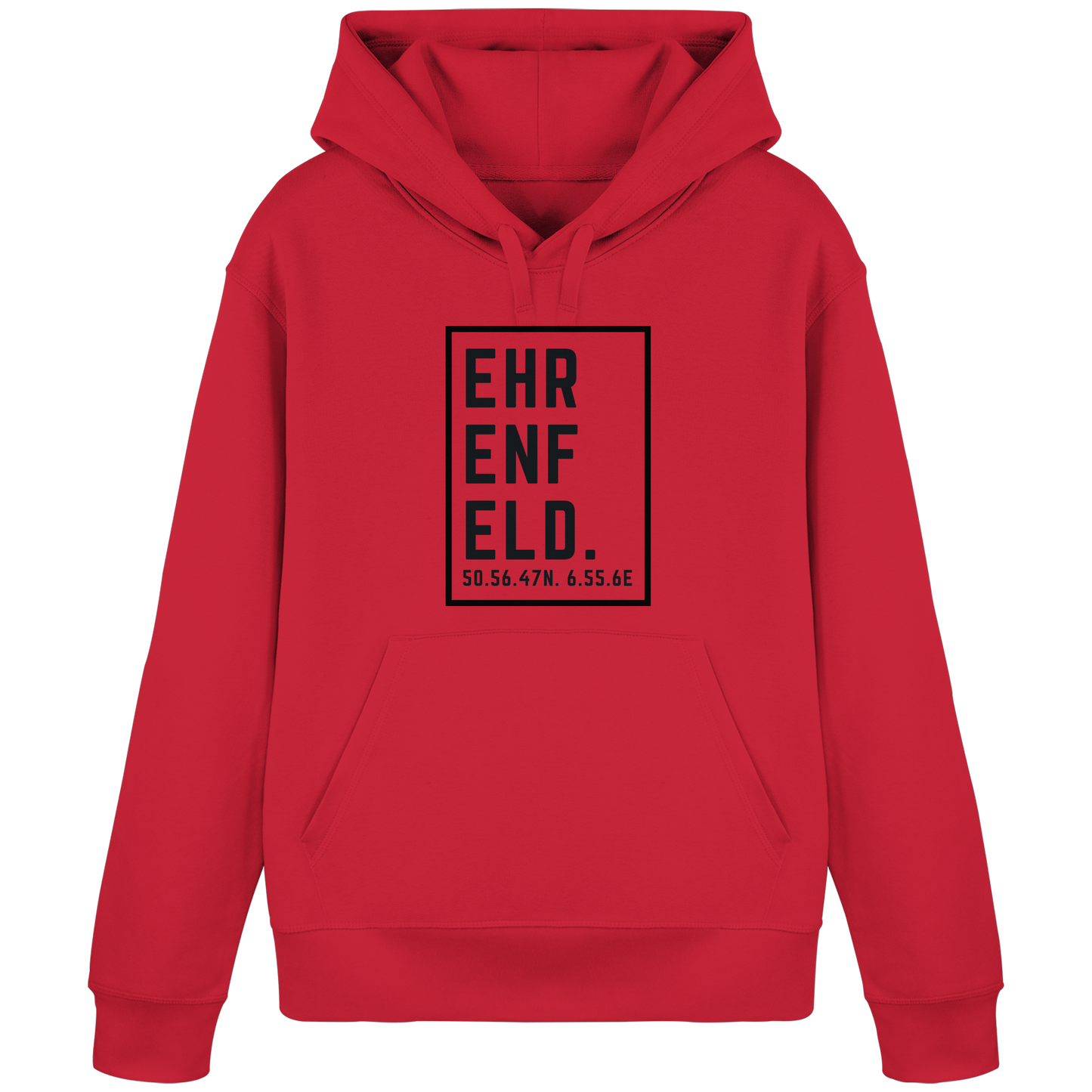Ehrenfeld Koordinaten (großer Druck auf der Brust) - Organic Basic Hoodie