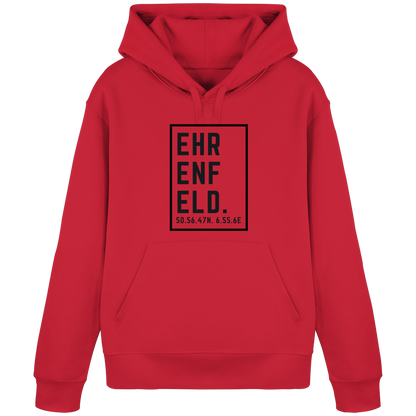 Ehrenfeld Koordinaten (großer Druck auf der Brust) - Organic Basic Hoodie