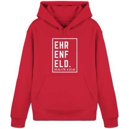 Ehrenfeld Koordinaten (großer Druck auf der Brust) - Organic Basic Hoodie