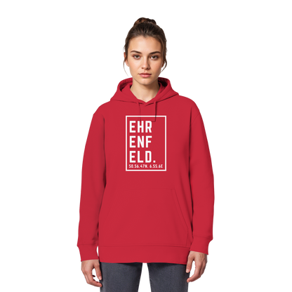 Ehrenfeld Koordinaten (großer Druck auf der Brust) - Organic Basic Hoodie